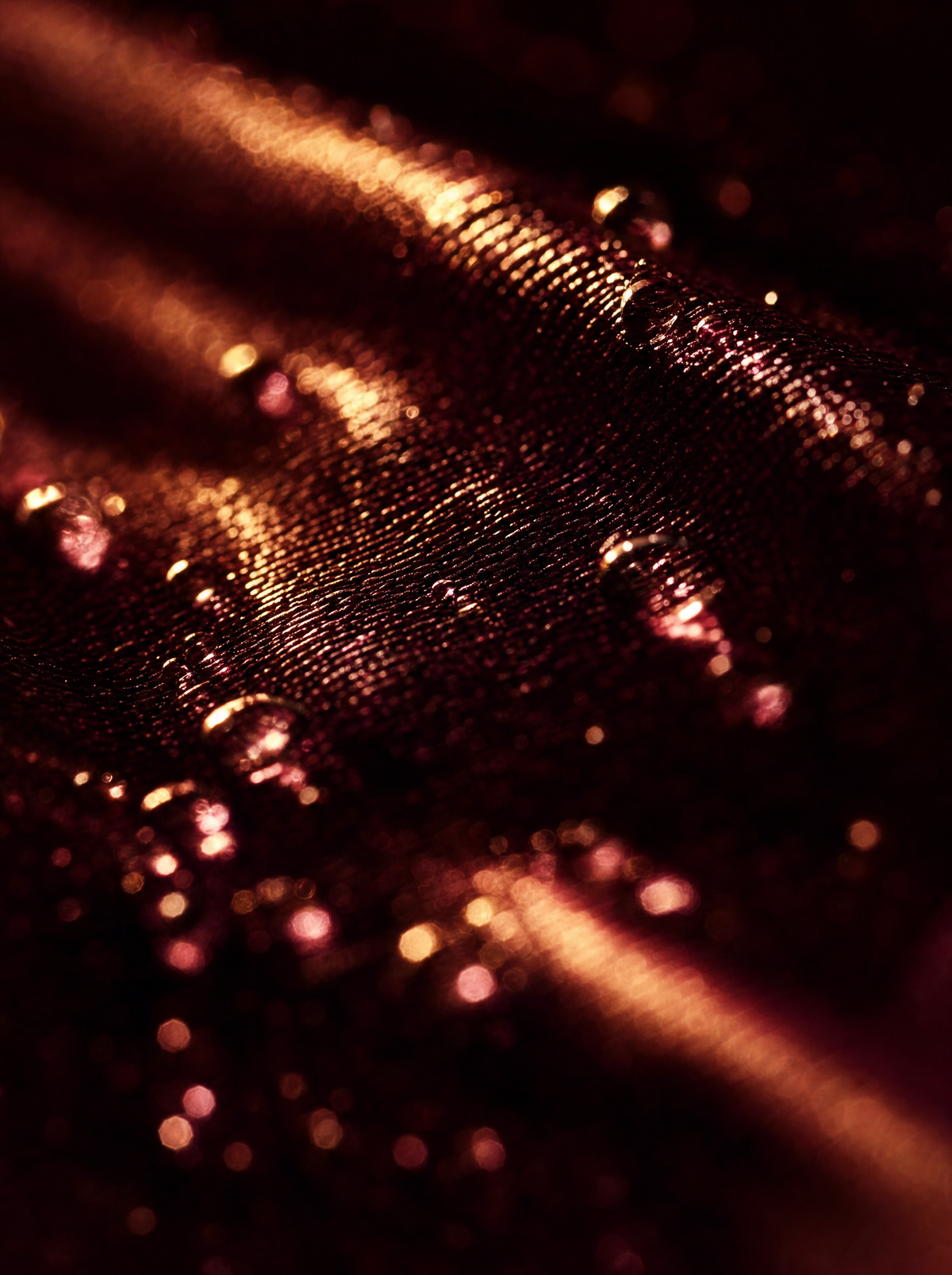 Warm light on a textured surface